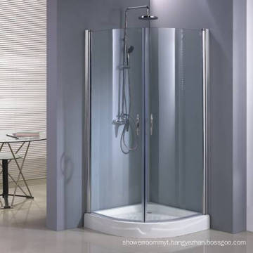 Tempered Glass Hinged Quadrant Shower Room (HE229Q) (EN-14428 Approved)